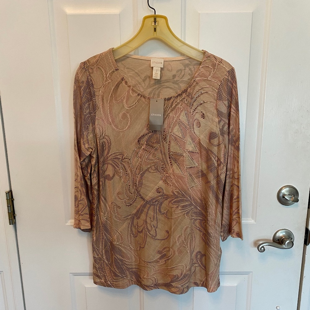 Chico's Tunic. Size 1. NWT.